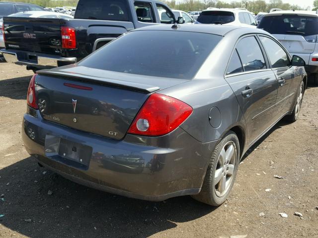 1G2ZH528854124232 - 2005 PONTIAC G6 GT CHARCOAL photo 4