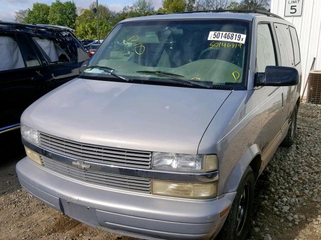 1GNDM19W1YB204574 - 2000 CHEVROLET ASTRO GRAY photo 2