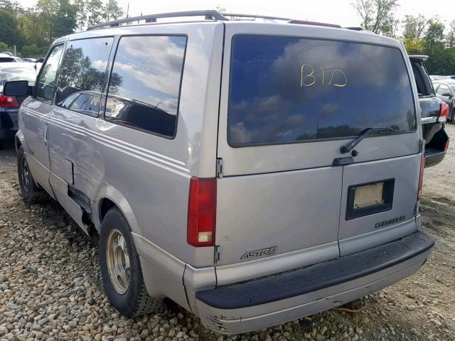 1GNDM19W1YB204574 - 2000 CHEVROLET ASTRO GRAY photo 3