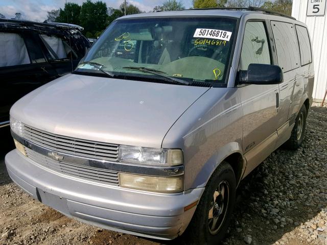 1GNDM19W1YB204574 - 2000 CHEVROLET ASTRO GRAY photo 9