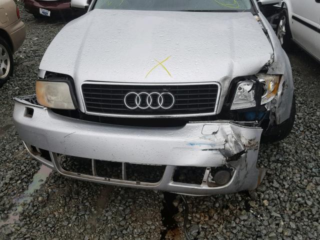 WAUVT64B73N012680 - 2003 AUDI A6 3.0 AVA SILVER photo 7