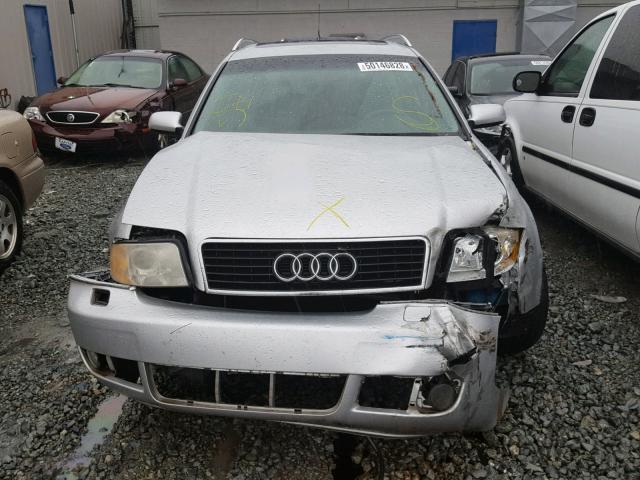 WAUVT64B73N012680 - 2003 AUDI A6 3.0 AVA SILVER photo 9