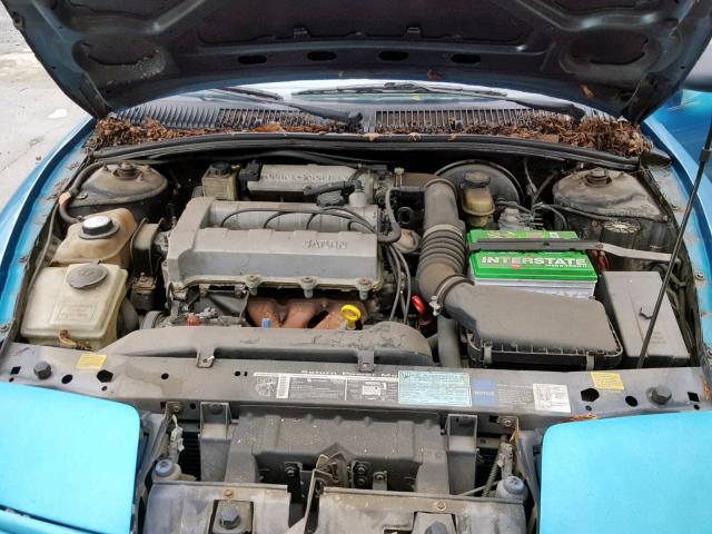 1G8ZH1572PZ269385 - 1993 SATURN SC2 TEAL photo 7