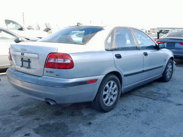 YV1VS29551F649327 - 2001 VOLVO S40 1.9T GRAY photo 4