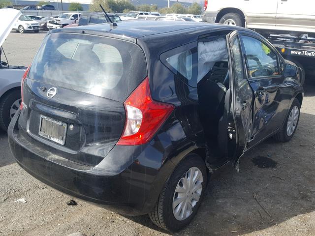 3N1CE2CP3FL366066 - 2015 NISSAN VERSA NOTE BLACK photo 4