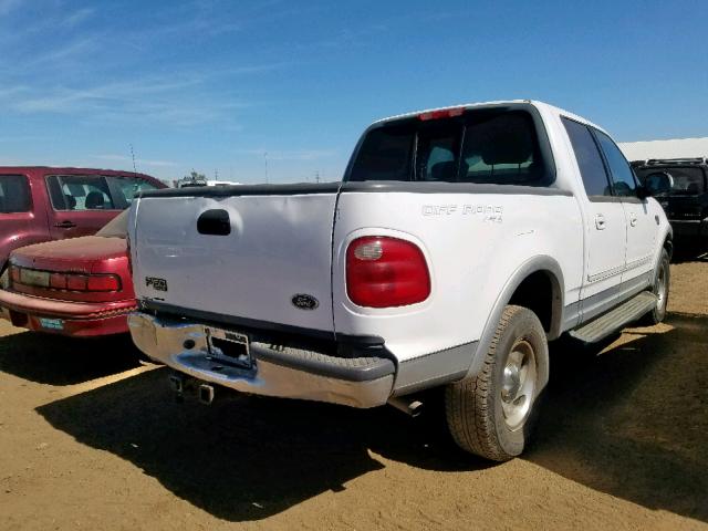 1FTRW08L71KC63595 - 2001 FORD F150 SUPER WHITE photo 4