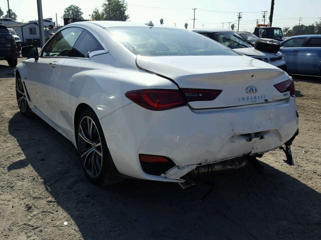 JN1CV7EK3JM200143 - 2018 INFINITI Q60 BASE WHITE photo 3