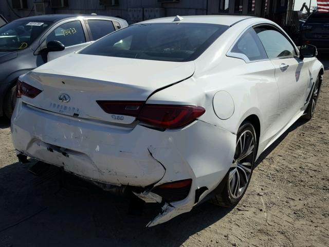 JN1CV7EK3JM200143 - 2018 INFINITI Q60 BASE WHITE photo 4