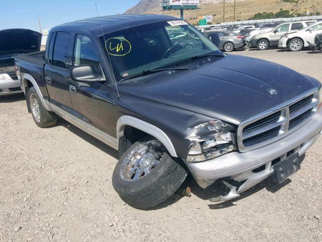 1D7HG48N74S524994 - 2004 DODGE DAKOTA QUA SILVER photo 1