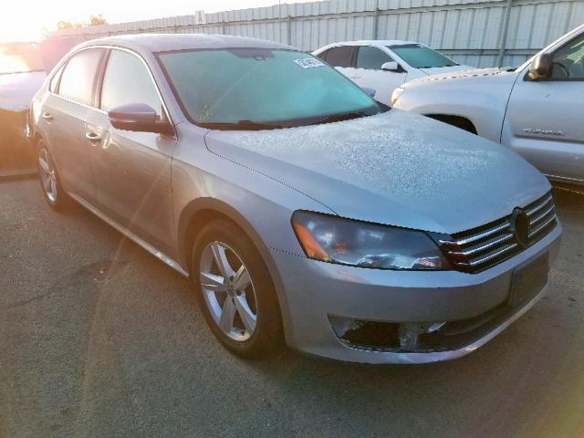 1VWBP7A31DC075622 - 2013 VOLKSWAGEN PASSAT SE SILVER photo 1