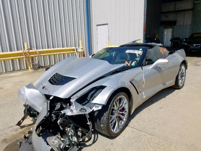 1G1YS2D63G5608074 - 2016 CHEVROLET CORVETTE Z SILVER photo 2