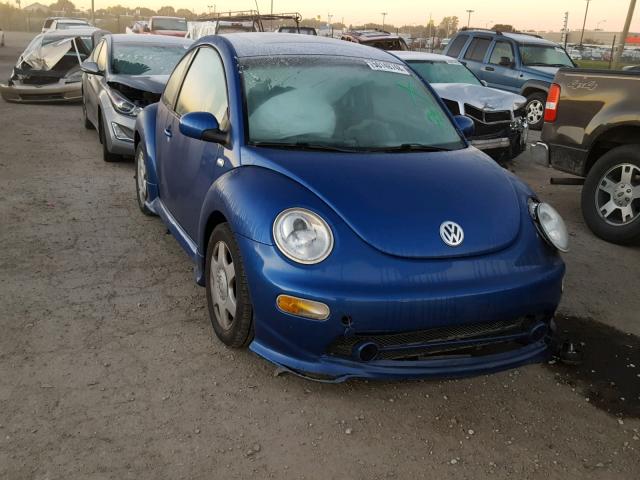 3VWCK21C72M450849 - 2002 VOLKSWAGEN NEW BEETLE BLUE photo 1