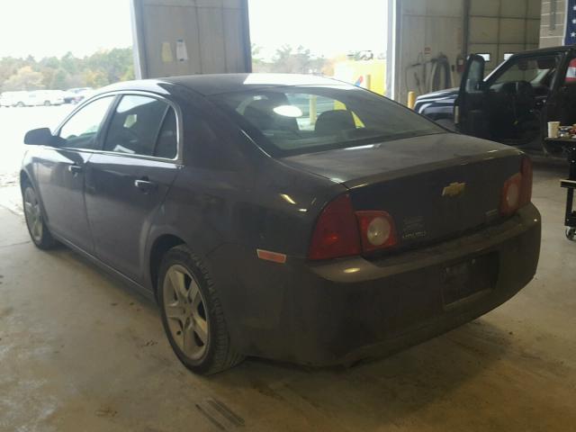 1G1ZA5EU1BF349738 - 2011 CHEVROLET MALIBU LS ნაცრისფერი ფოტო 3