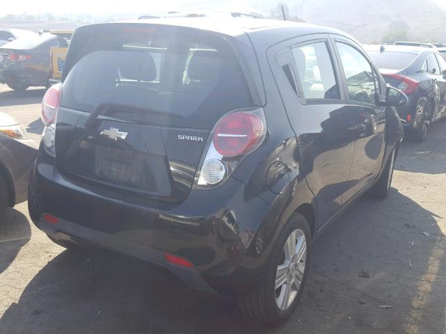 KL8CB6S90EC443513 - 2014 CHEVROLET SPARK LS BLACK photo 4