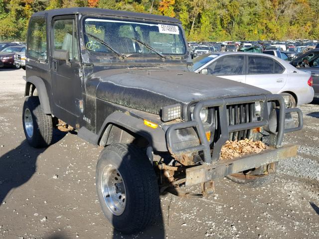 1J4FY19P6PP243249 - 1993 JEEP WRANGLER / BLACK photo 1