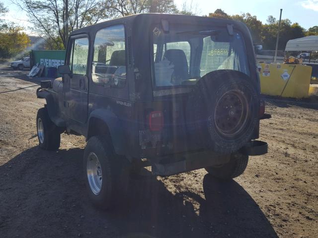 1J4FY19P6PP243249 - 1993 JEEP WRANGLER / BLACK photo 3