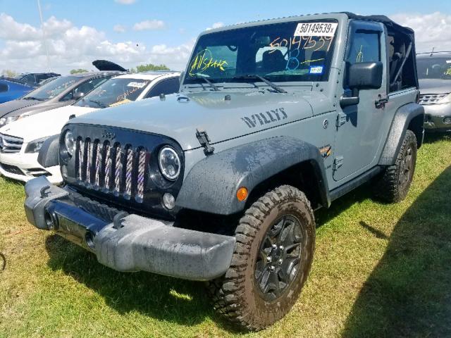 1C4AJWAG2FL651251 - 2015 JEEP WRANGLER S GRAY photo 2