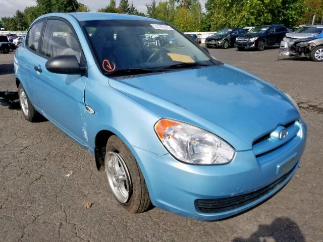 KMHCM36C49U107526 - 2009 HYUNDAI ACCENT GS BLUE photo 1