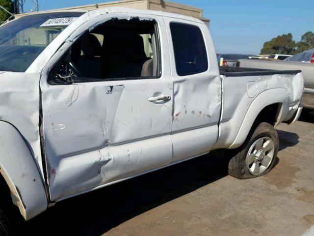 5TFTU4GN3EX053588 - 2014 TOYOTA TACOMA PRE WHITE photo 9