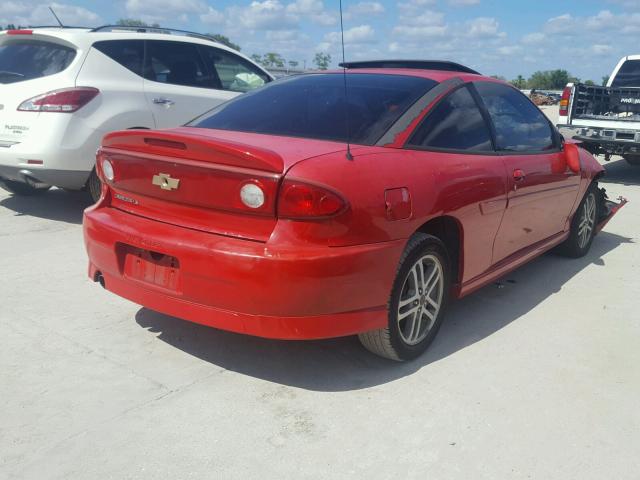 1G1JH12F747130514 - 2004 CHEVROLET CAVALIER L RED photo 4