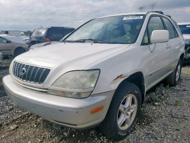 JTJHF10U320234952 - 2002 LEXUS RX 300 WHITE photo 2