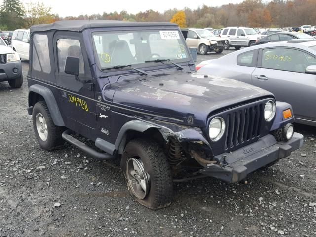 1J4FY19S7WP740345 - 1998 JEEP WRANGLER / PURPLE photo 1