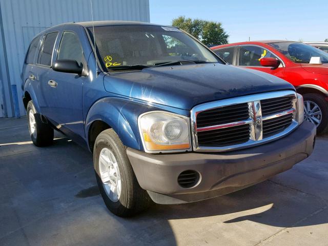 1D4HD38N34F132815 - 2004 DODGE DURANGO ST BLUE photo 1