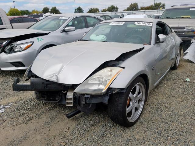 JN1AZ34E23T003358 - 2003 NISSAN 350Z COUPE SILVER photo 2