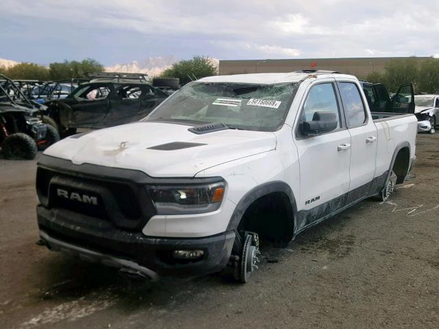 1C6SRFET1KN906367 - 2019 RAM 1500 REBEL თეთრი ფოტო 2