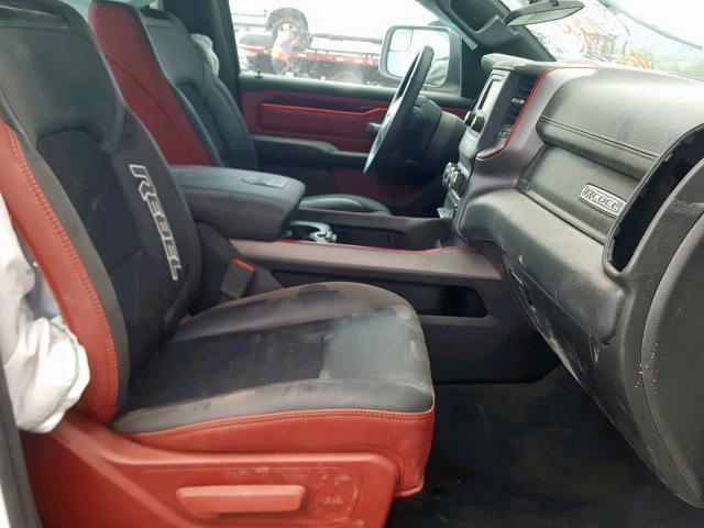 1C6SRFET1KN906367 - 2019 RAM 1500 REBEL თეთრი ფოტო 5