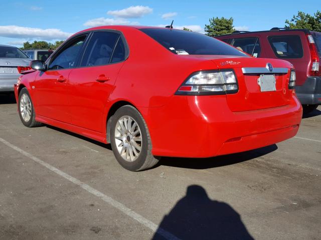 YS3FB49Y591004923 - 2009 SAAB 9-3 2.0T RED photo 3