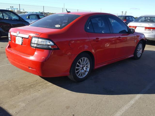 YS3FB49Y591004923 - 2009 SAAB 9-3 2.0T RED photo 4