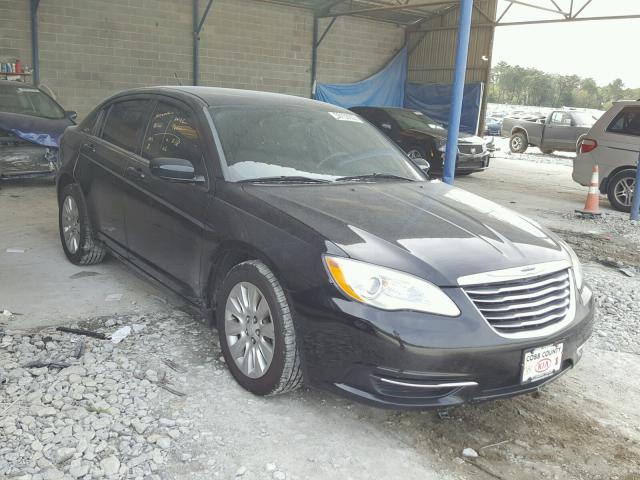 1C3CCBAB6CN223168 - 2012 CHRYSLER 200 LX BLACK photo 1