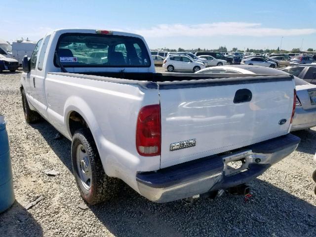 1FTWX30PX5ED08386 - 2005 FORD F350 SRW S WHITE photo 3