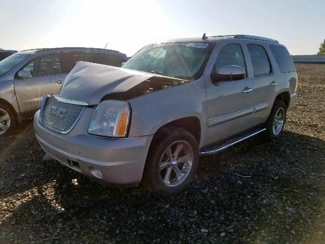 1GKFK63887J261409 - 2007 GMC YUKON DENA SILVER photo 2