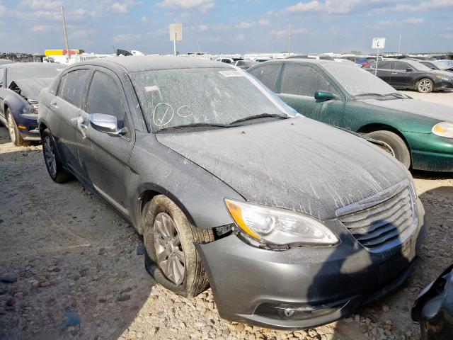 1C3CCBCG6DN528888 - 2013 CHRYSLER 200 LIMITE GRAY photo 1