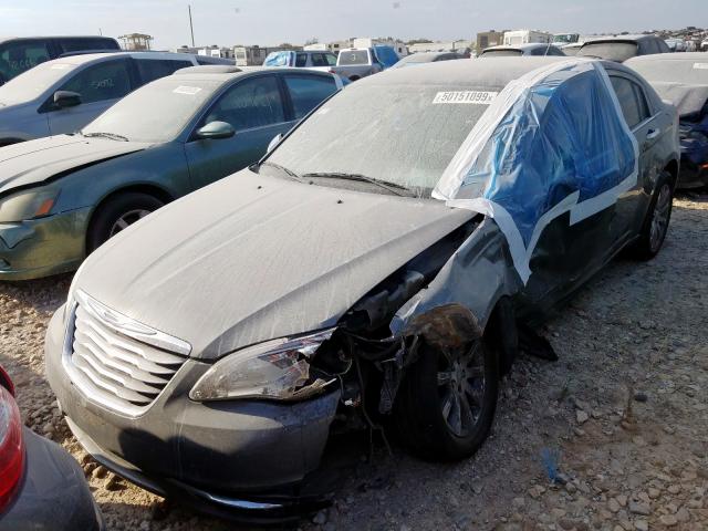 1C3CCBCG6DN528888 - 2013 CHRYSLER 200 LIMITE GRAY photo 2