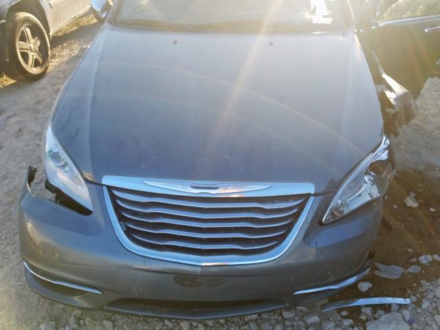 1C3CCBCG6DN528888 - 2013 CHRYSLER 200 LIMITE GRAY photo 7