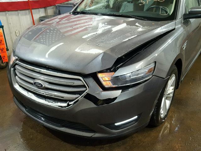 1FAHP2E89DG145033 - 2013 FORD TAURUS SEL GRAY photo 9