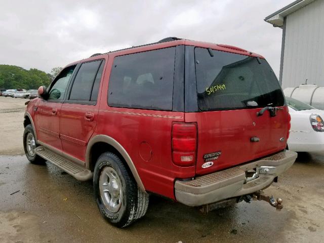 1FMPU18L11LB53084 - 2001 FORD EXPEDITION RED photo 3