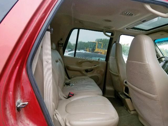 1FMPU18L11LB53084 - 2001 FORD EXPEDITION RED photo 6