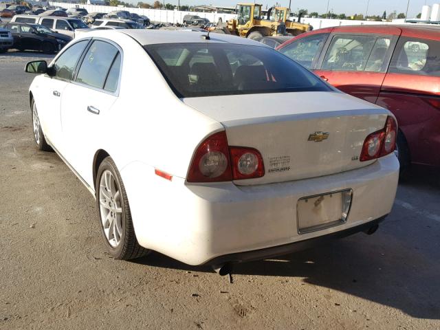 1G1ZK577184278596 - 2008 CHEVROLET MALIBU LTZ WHITE photo 3