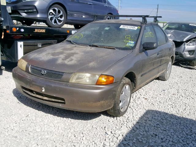 JM1BC1415W0183459 - 1998 MAZDA PROTEGE DX TAN photo 2