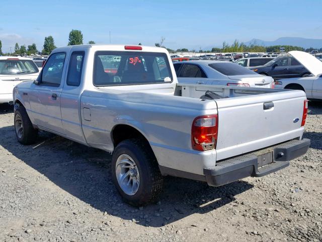 1FTYR14U75PB10134 - 2005 FORD RANGER SUP SILVER photo 3