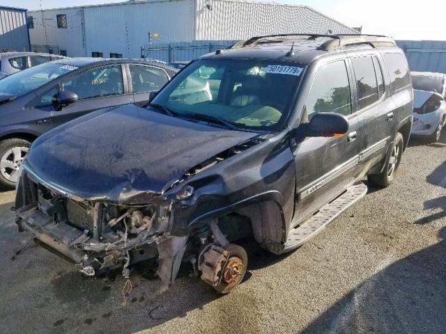 1GKET16S546213559 - 2004 GMC ENVOY XL BLACK photo 2