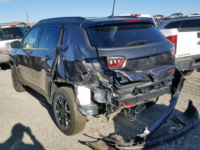 3C4NJDDB1KT785446 - 2019 JEEP COMPASS TR GRAY photo 3