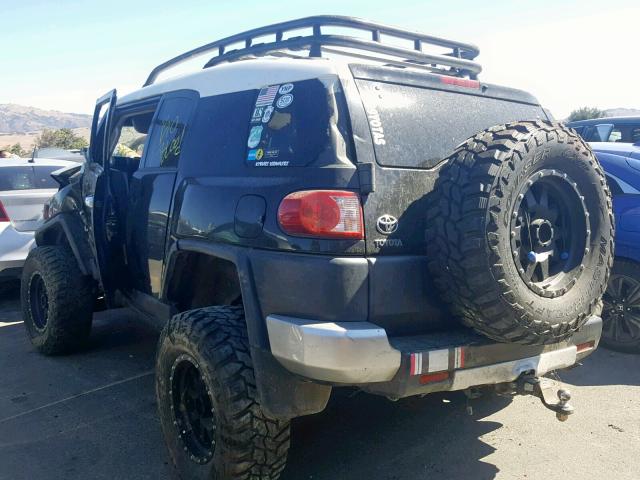 JTEBU11F870089649 - 2007 TOYOTA FJ CRUISER BLACK photo 3