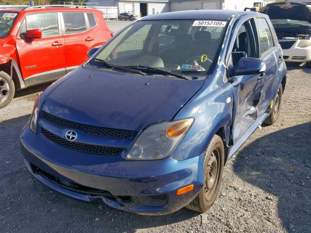 JTKKT624265021083 - 2006 TOYOTA SCION XA BLUE photo 2