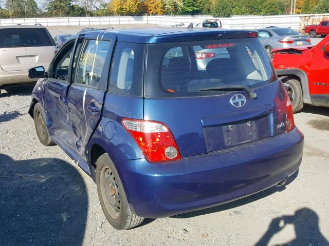 JTKKT624265021083 - 2006 TOYOTA SCION XA BLUE photo 3