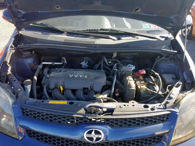 JTKKT624265021083 - 2006 TOYOTA SCION XA BLUE photo 7